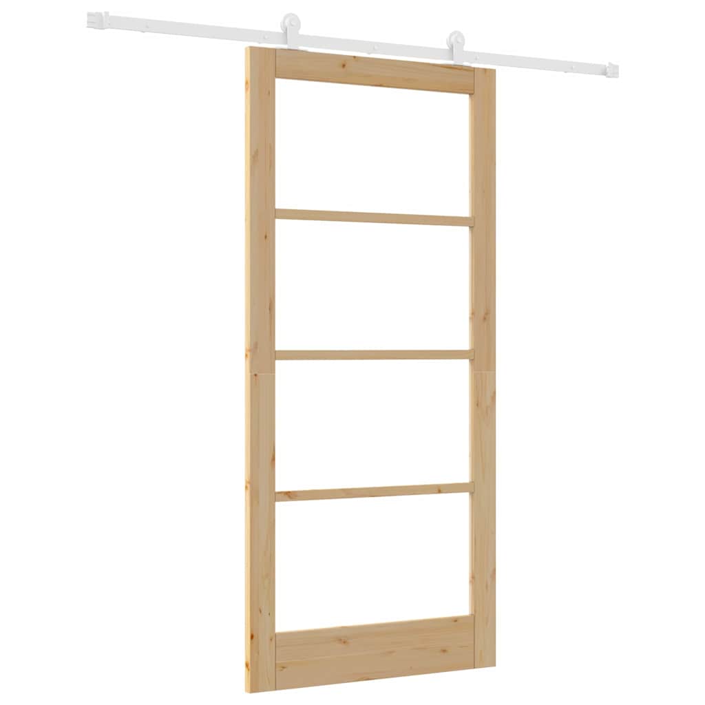 vidaXL Sliding Door ORKDAL Natural 93 x 202 cm