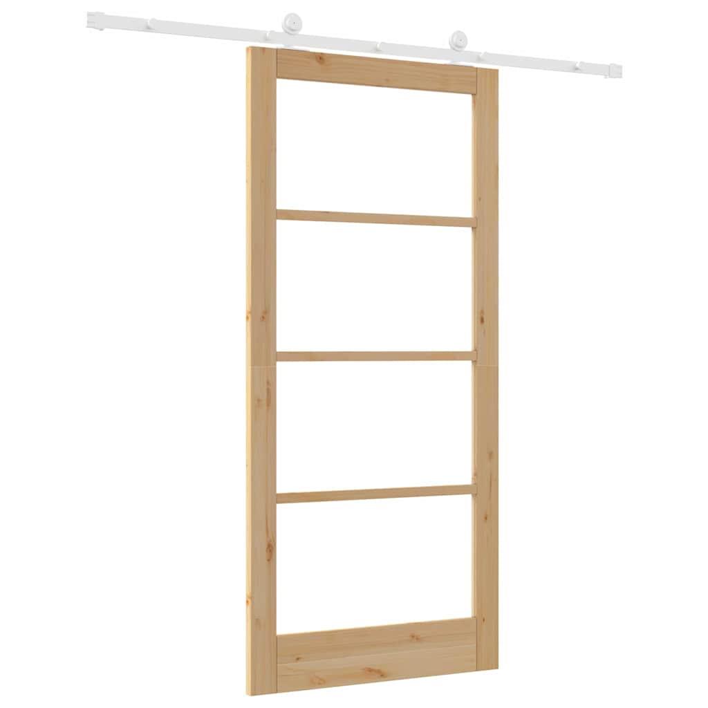 vidaXL Sliding Door ORKDAL Natural 93 x 202 cm