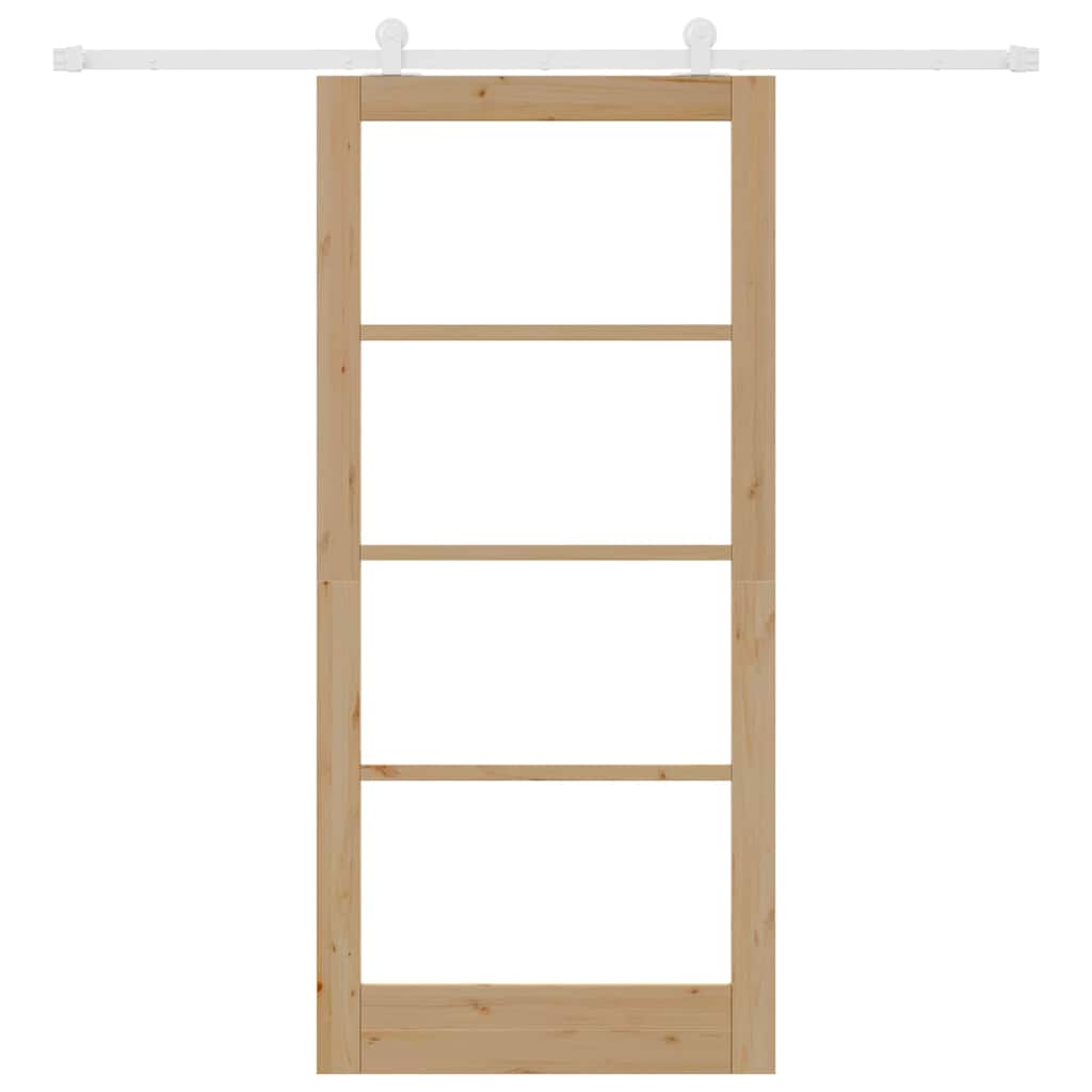 vidaXL Sliding Door ORKDAL Natural 93 x 202 cm