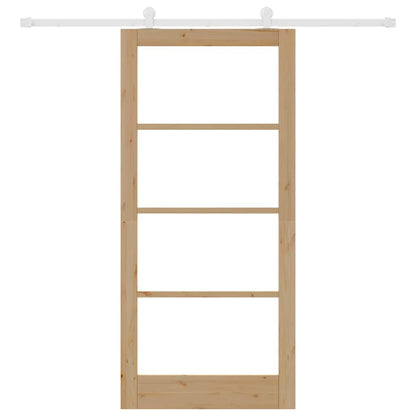 vidaXL Sliding Door ORKDAL Natural 93 x 202 cm
