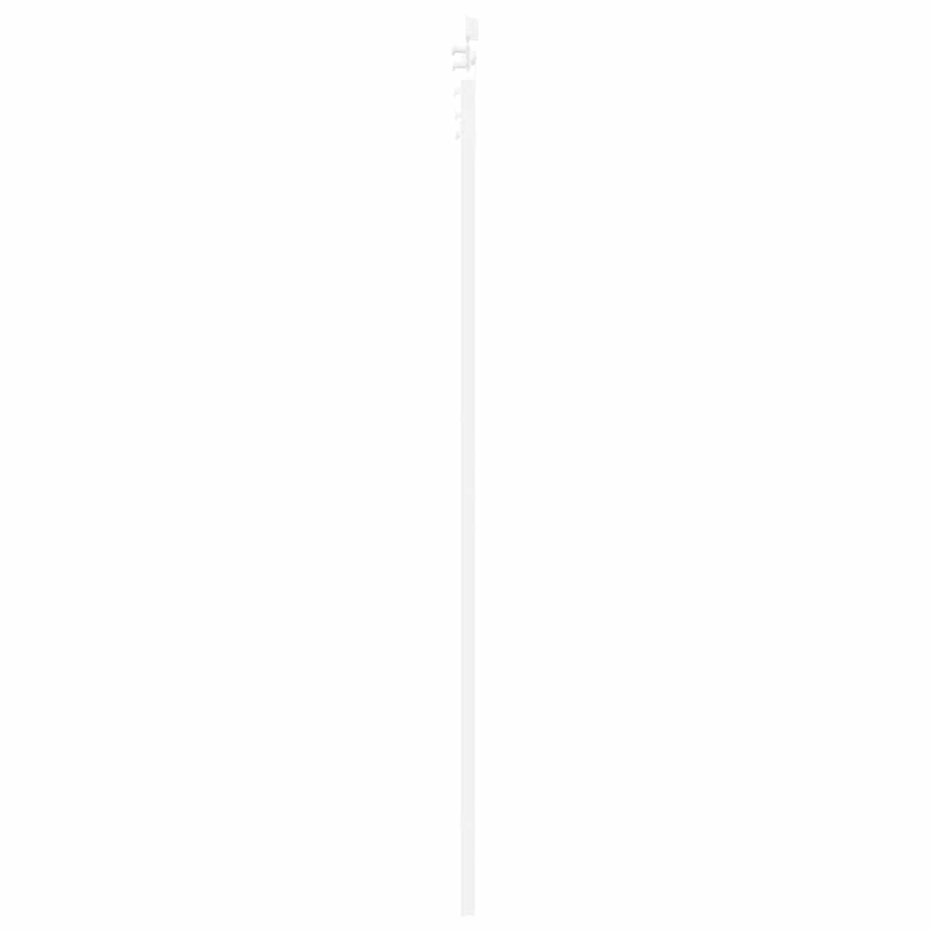 vidaXL Sliding Door ORKDAL White 93 x 202 cm Solid Pine Wood and Glass