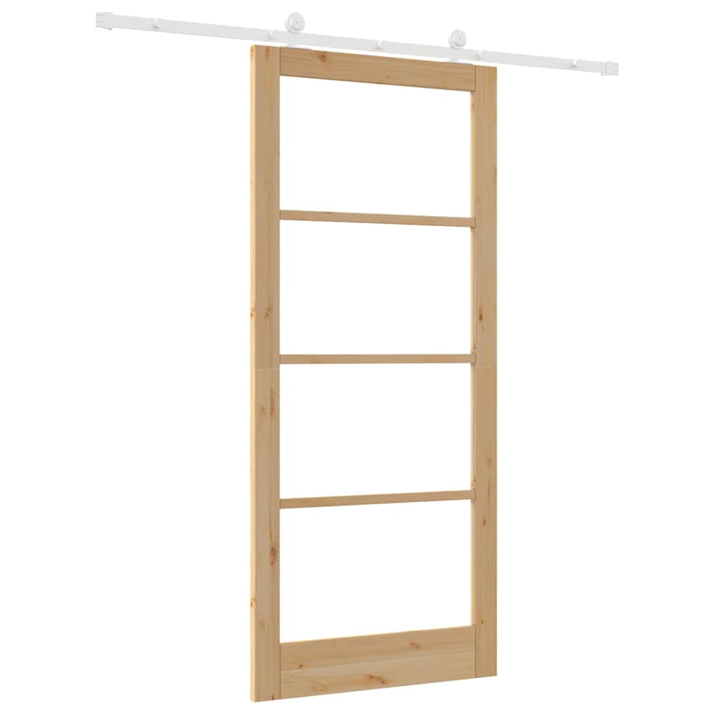 vidaXL Sliding Door ORKDAL Natural 93 x 211 cm