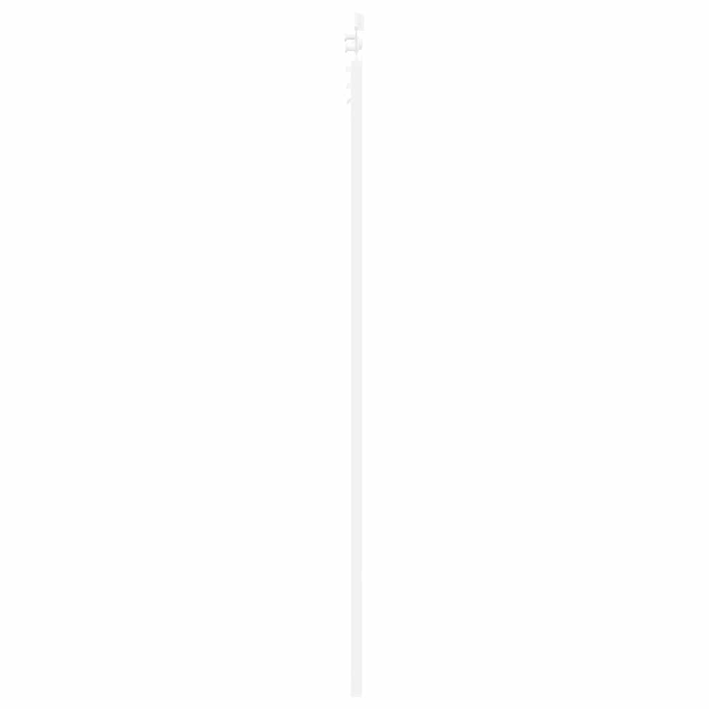 vidaXL Sliding Door ORKDAL White 93 x 211 cm Solid Pine Wood and Glass