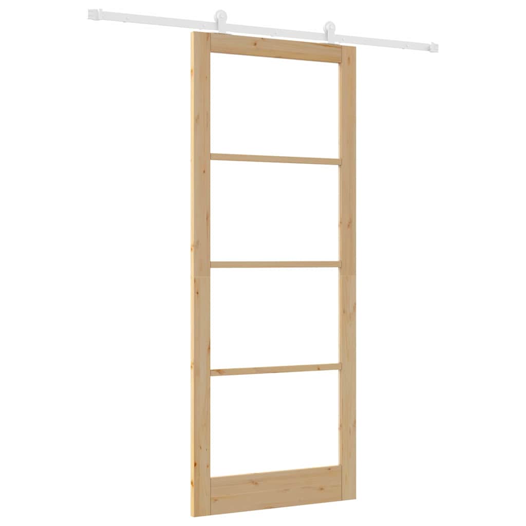 vidaXL Sliding Door ORKDAL Natural 93 x 232 cm