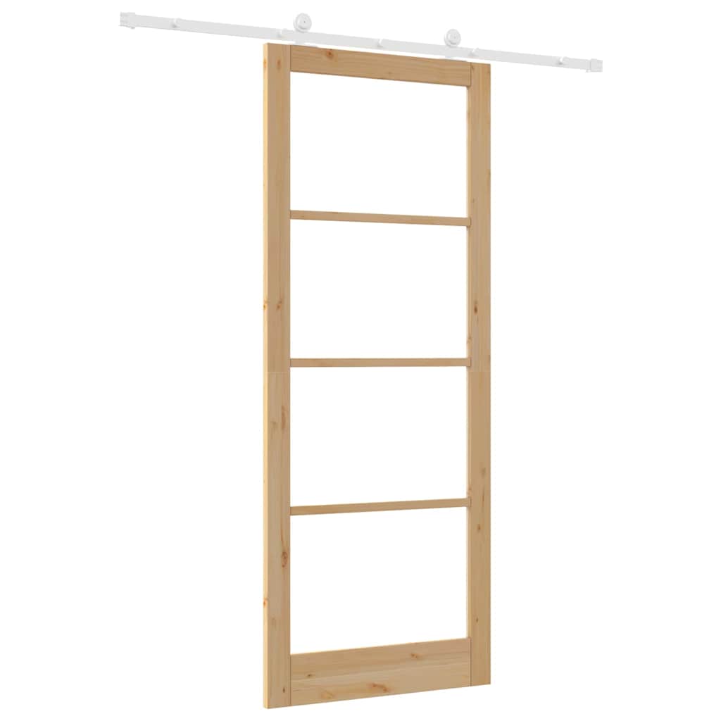 vidaXL Sliding Door ORKDAL Natural 93 x 232 cm