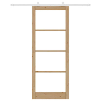 vidaXL Sliding Door ORKDAL Natural 93 x 232 cm
