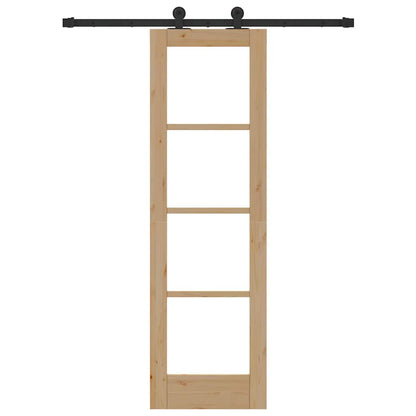 vidaXL Sliding Door ORKDAL Natural 61 x 198.5 cm