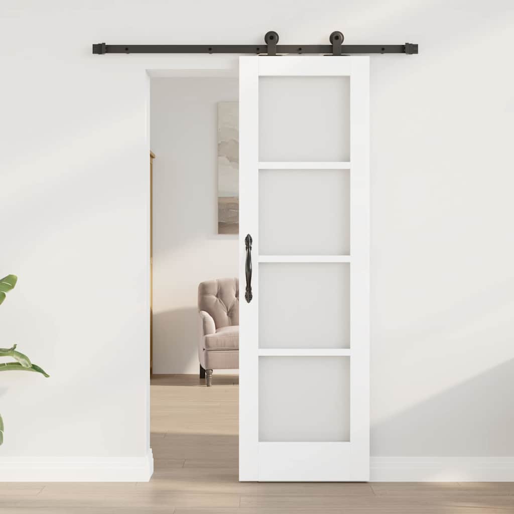 vidaXL Sliding Door ORKDAL White 61 x 198.5 cm