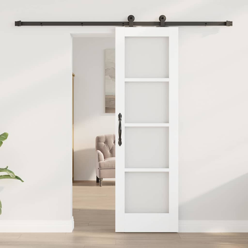 vidaXL Sliding Door ORKDAL White 61 x 198.5 cm