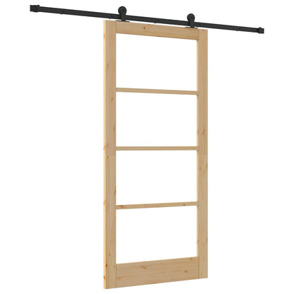 vidaXL Sliding Door ORKDAL Natural 93 x 202 cm