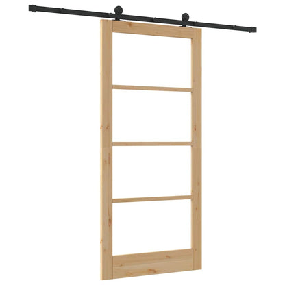 vidaXL Sliding Door ORKDAL Natural 93 x 202 cm