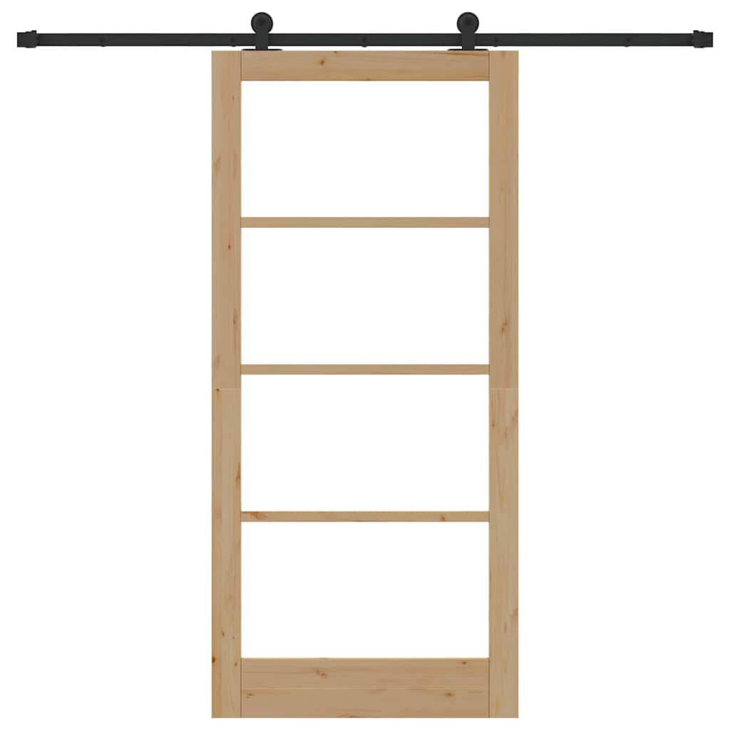 vidaXL Sliding Door ORKDAL Natural 93 x 202 cm