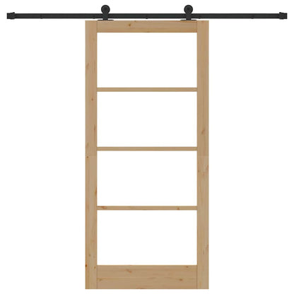 vidaXL Sliding Door ORKDAL Natural 93 x 202 cm