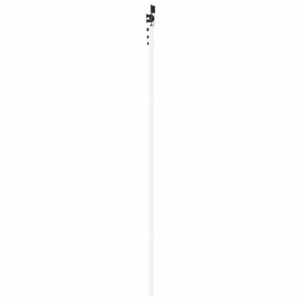vidaXL Sliding Door ORKDAL White 93 x 202 cm Solid Pine Wood and Glass