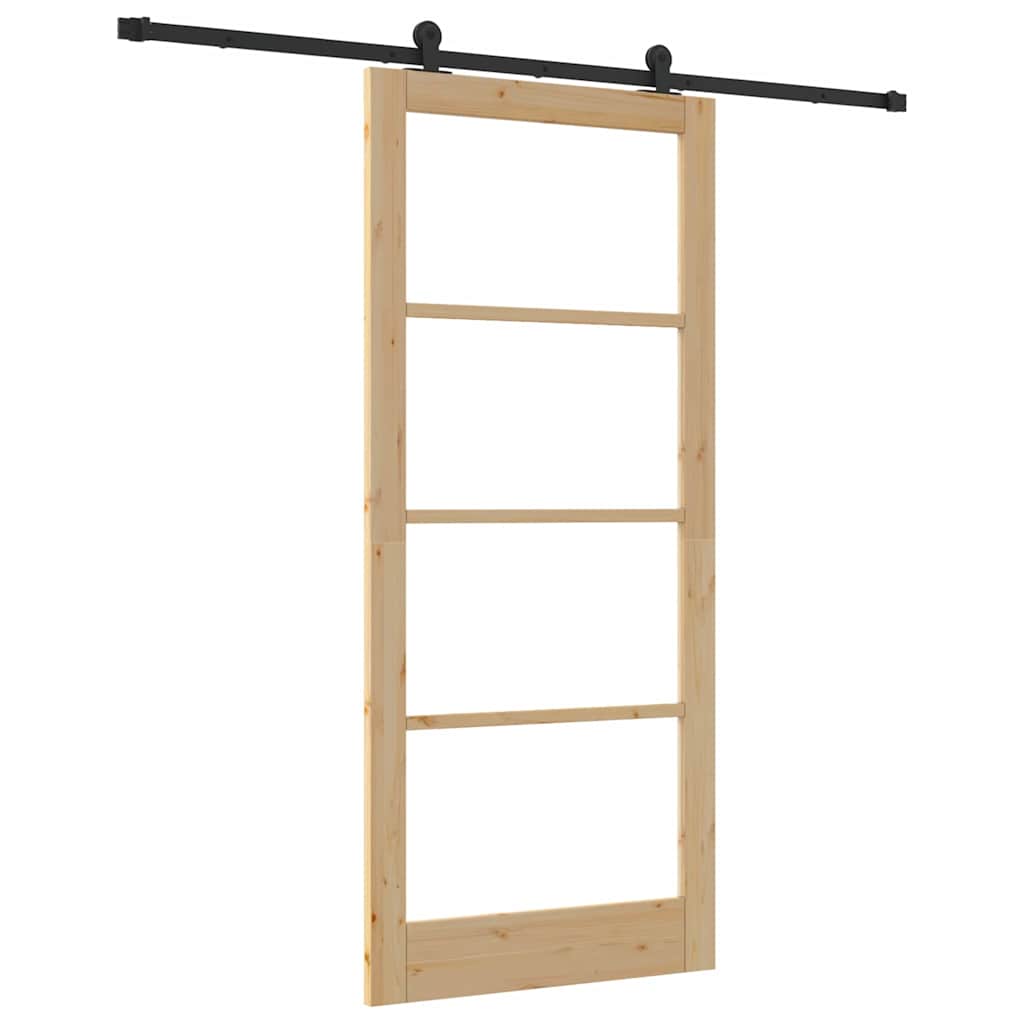 vidaXL Sliding Door ORKDAL Natural 93 x 211 cm