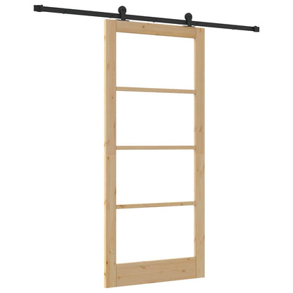 vidaXL Sliding Door ORKDAL Natural 93 x 211 cm