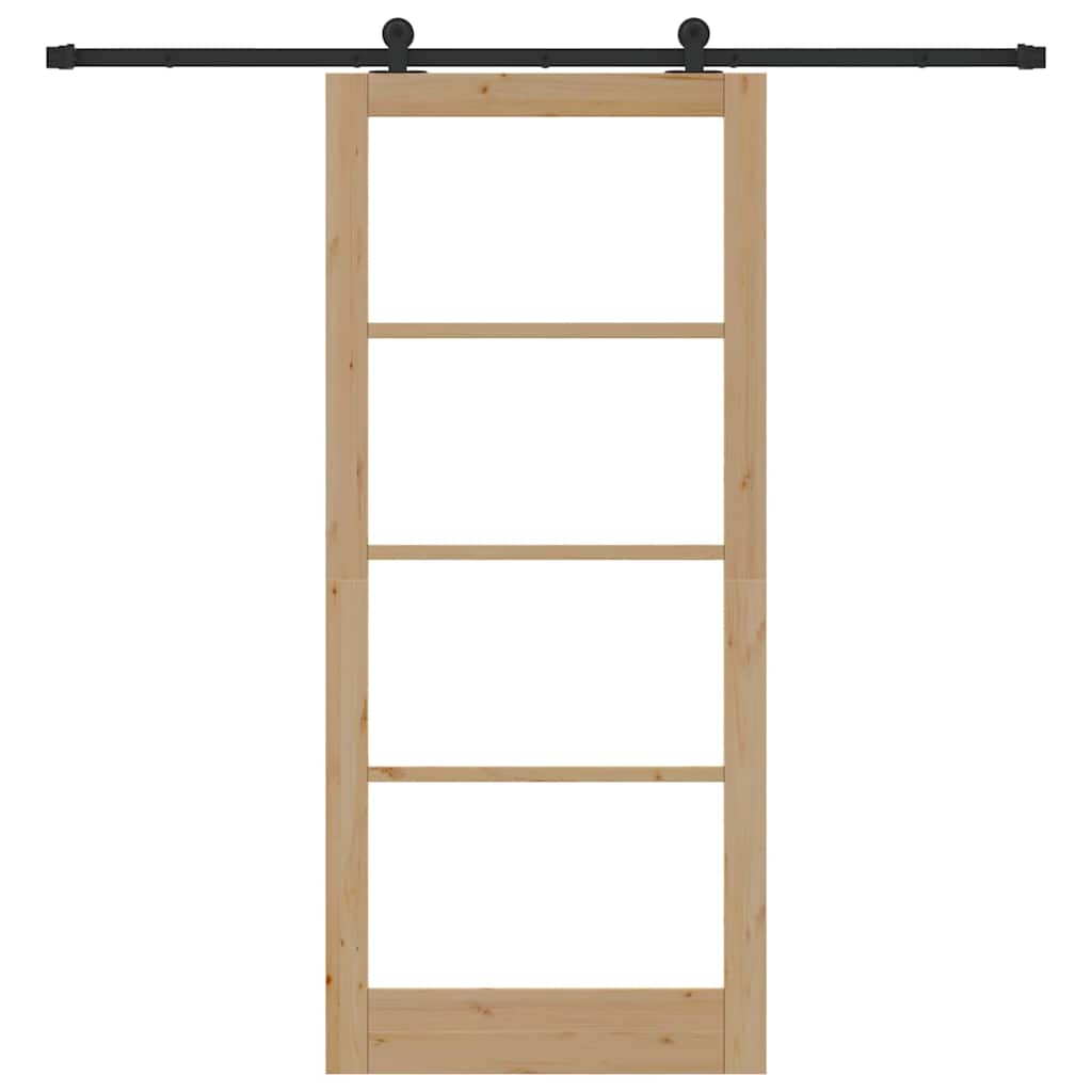 vidaXL Sliding Door ORKDAL Natural 93 x 211 cm