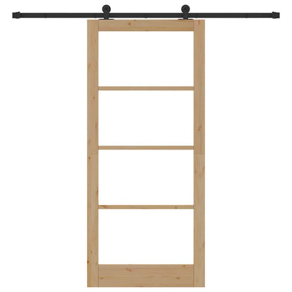 vidaXL Sliding Door ORKDAL Natural 93 x 211 cm