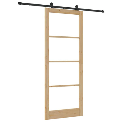 vidaXL Sliding Door ORKDAL Natural 93 x 232 cm