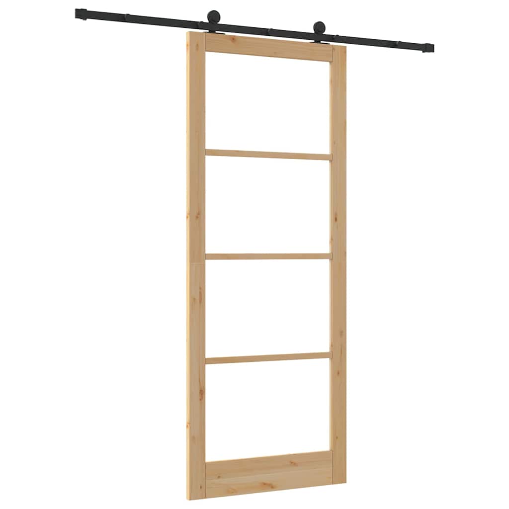 vidaXL Sliding Door ORKDAL Natural 93 x 232 cm