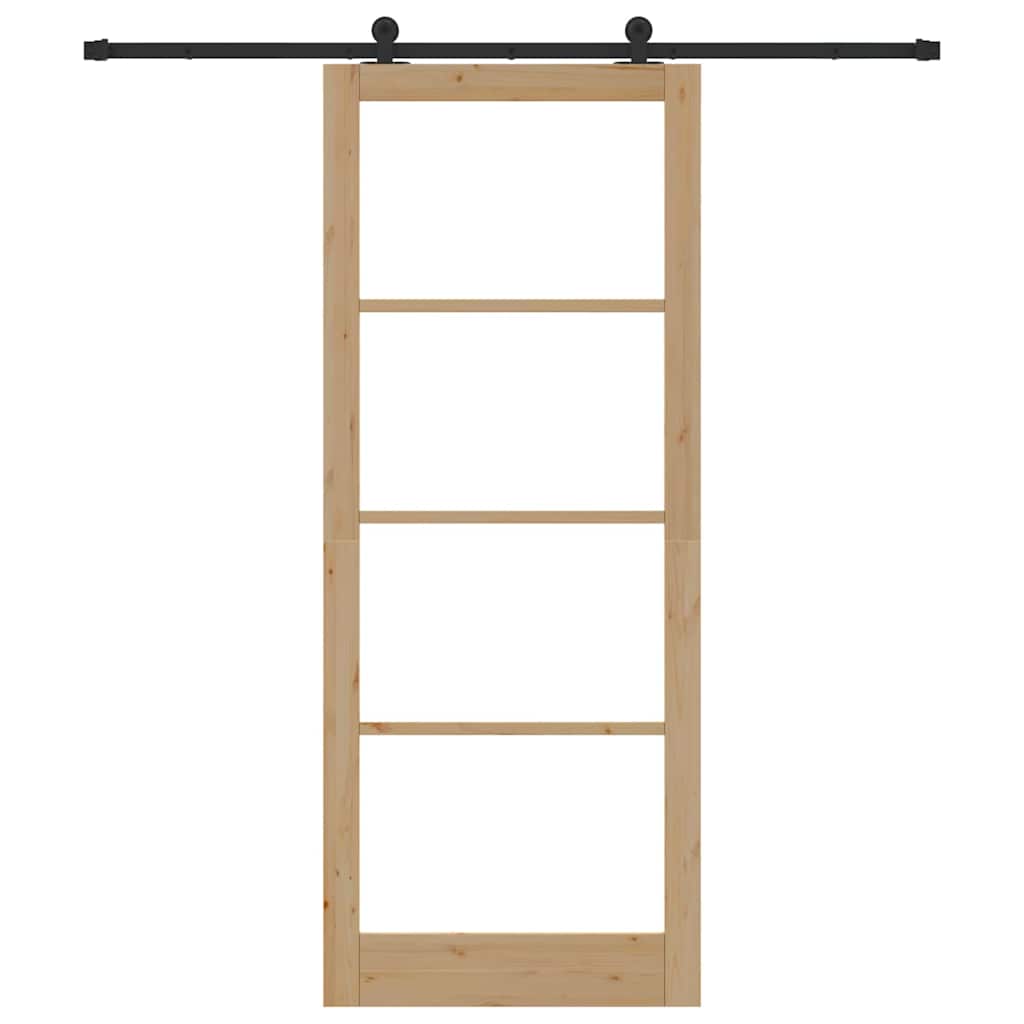 vidaXL Sliding Door ORKDAL Natural 93 x 232 cm