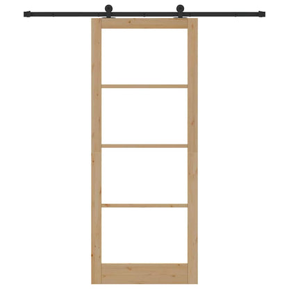 vidaXL Sliding Door ORKDAL Natural 93 x 232 cm