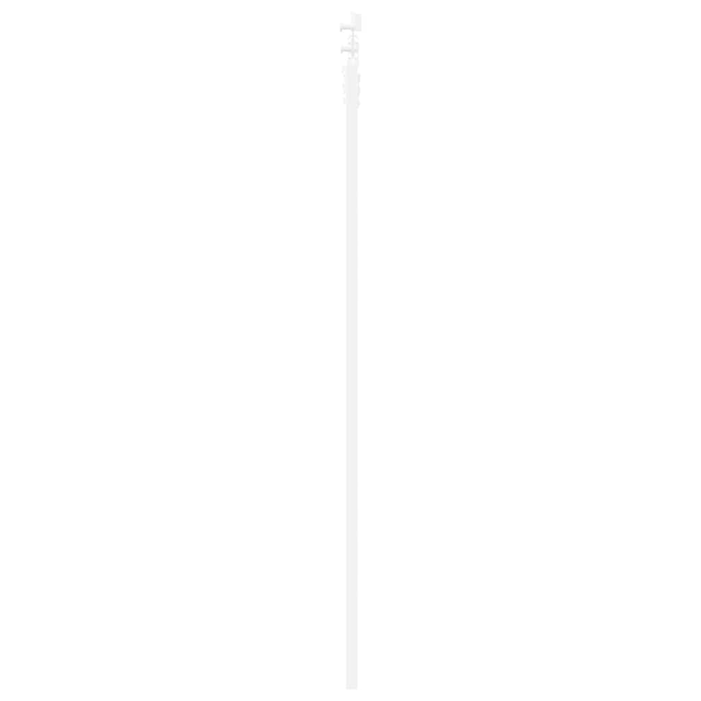 vidaXL Sliding Door White 61 x 198.5 cm Solid Pine Wood and Glass