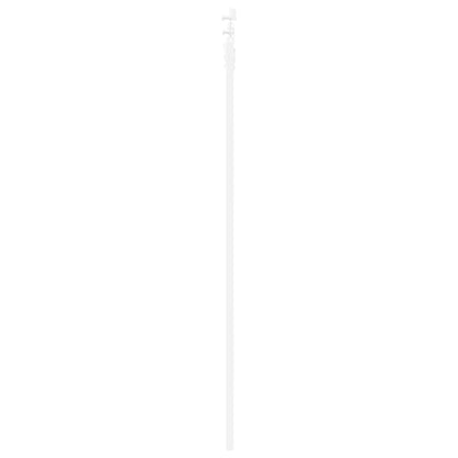 vidaXL Sliding Door White 61 x 198.5 cm Solid Pine Wood and Glass