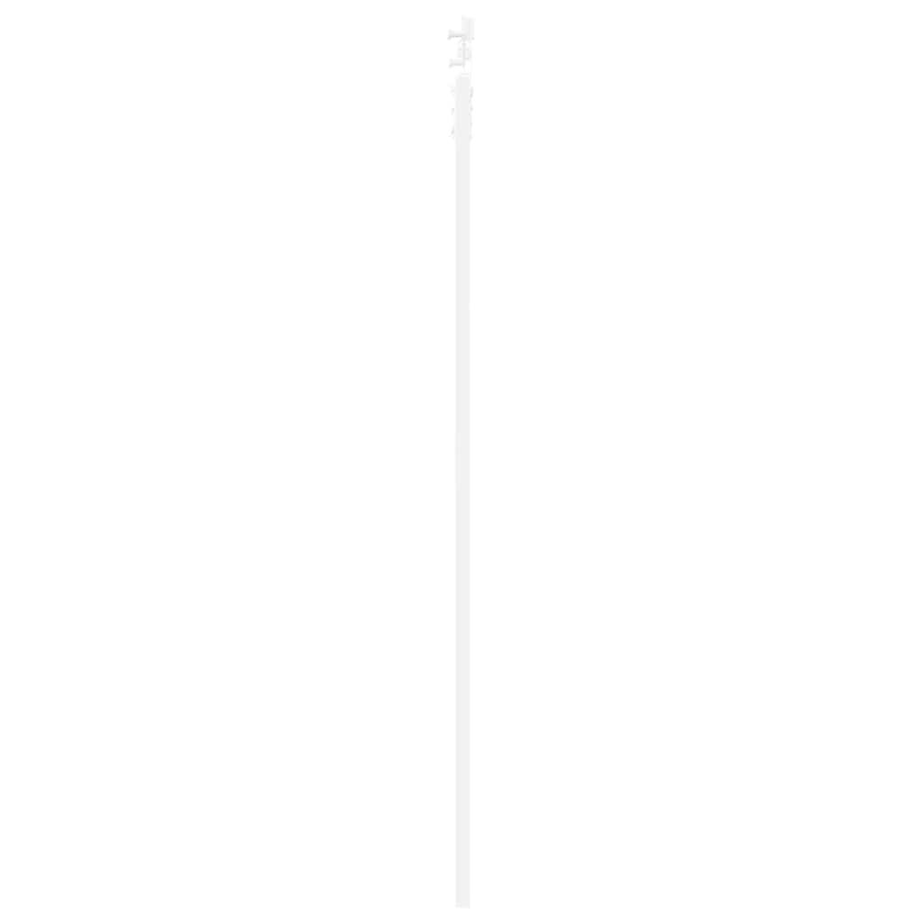 vidaXL Sliding Door White 83 x 211 cm Solid Pine Wood and Glass