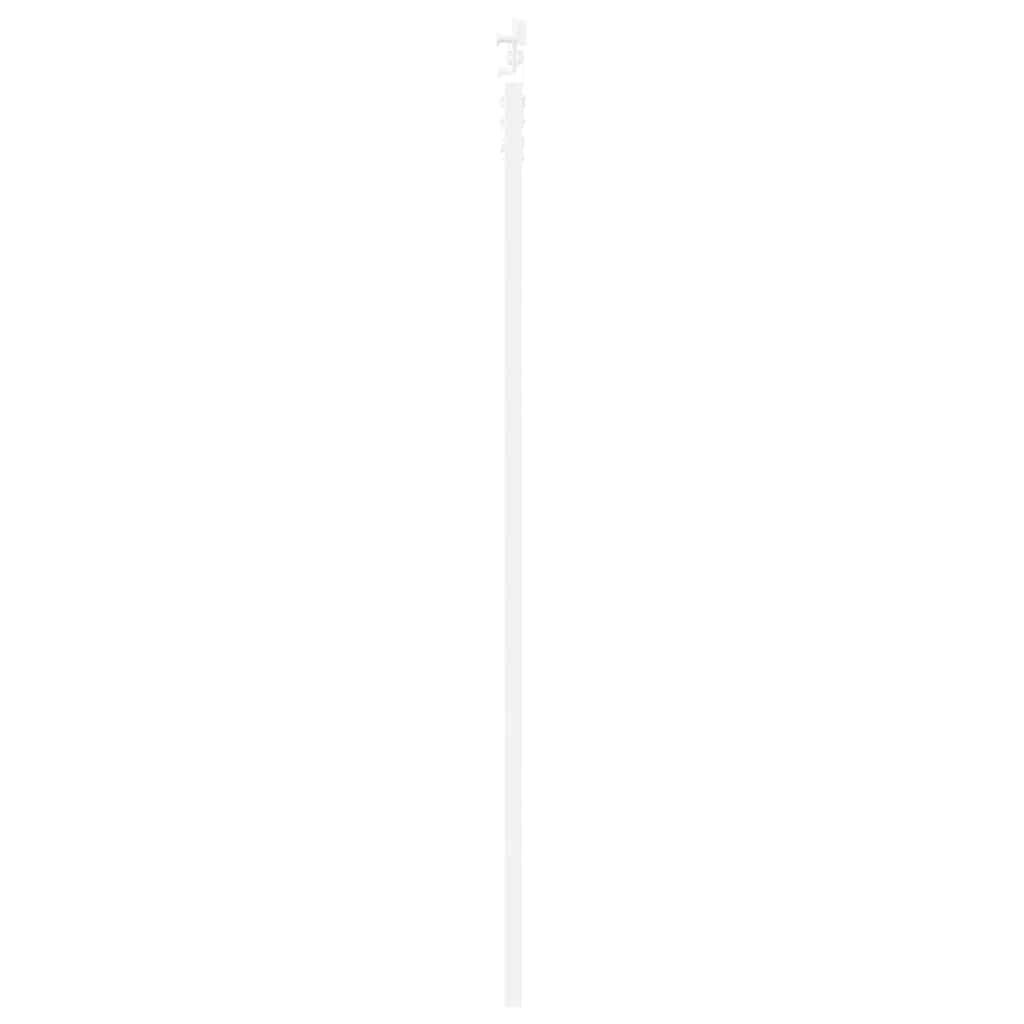 vidaXL Sliding Door White 93 x 202 cm Solid Pine Wood and Glass