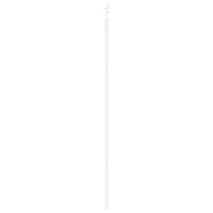 vidaXL Sliding Door White 93 x 202 cm Solid Pine Wood and Glass
