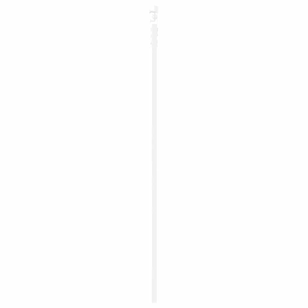 vidaXL Sliding Door White 93 x 211 cm Solid Pine Wood and Glass