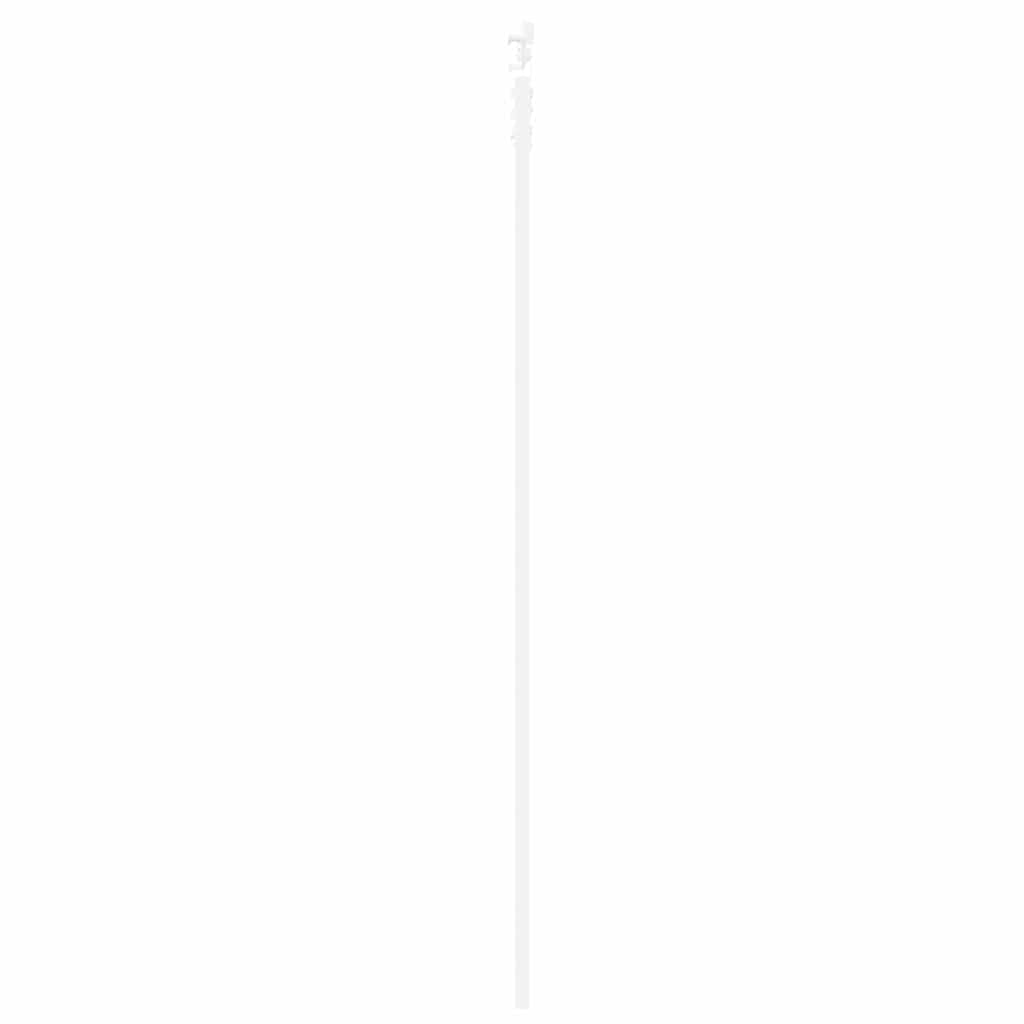vidaXL Sliding Door White 93 x 232 cm Solid Pine Wood and Glass