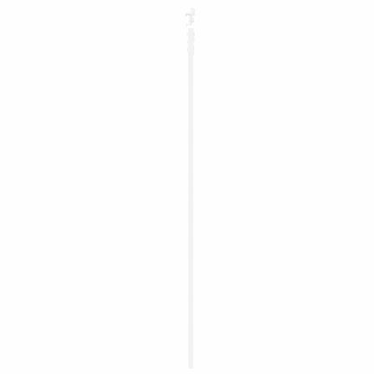 vidaXL Sliding Door White 93 x 232 cm Solid Pine Wood and Glass