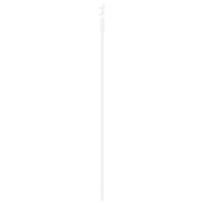 vidaXL Sliding Door White 83 x 202 cm Solid Pine Wood and Glass