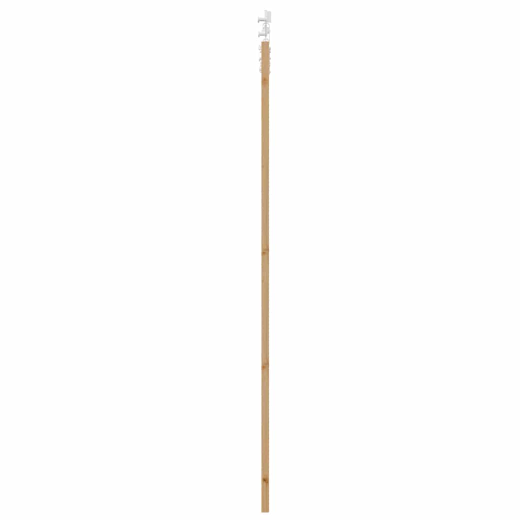 vidaXL Sliding Door Natural 93 x 232 cm Solid Pine Wood and Glass