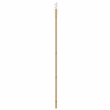 vidaXL Sliding Door Natural 93 x 232 cm Solid Pine Wood and Glass