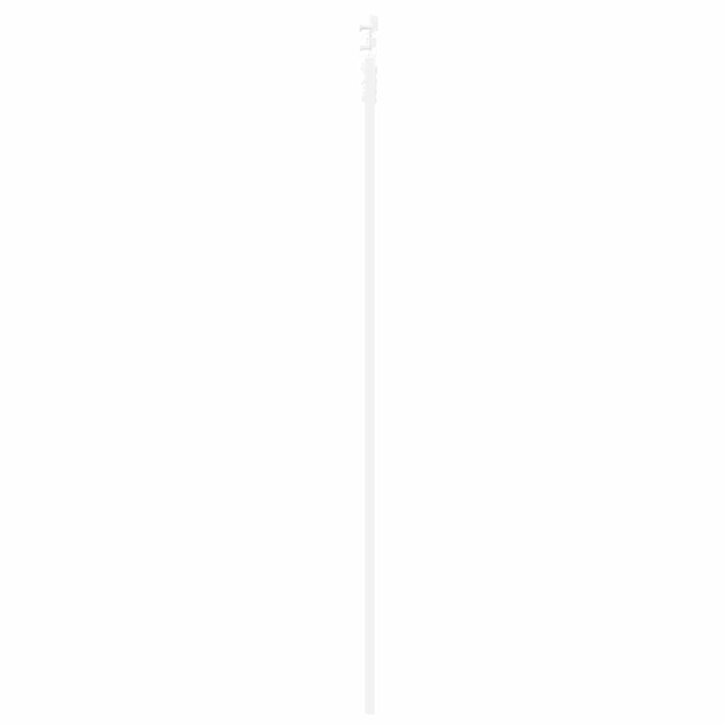 vidaXL Sliding Door White 93 x 232 cm Solid Pine Wood and Glass