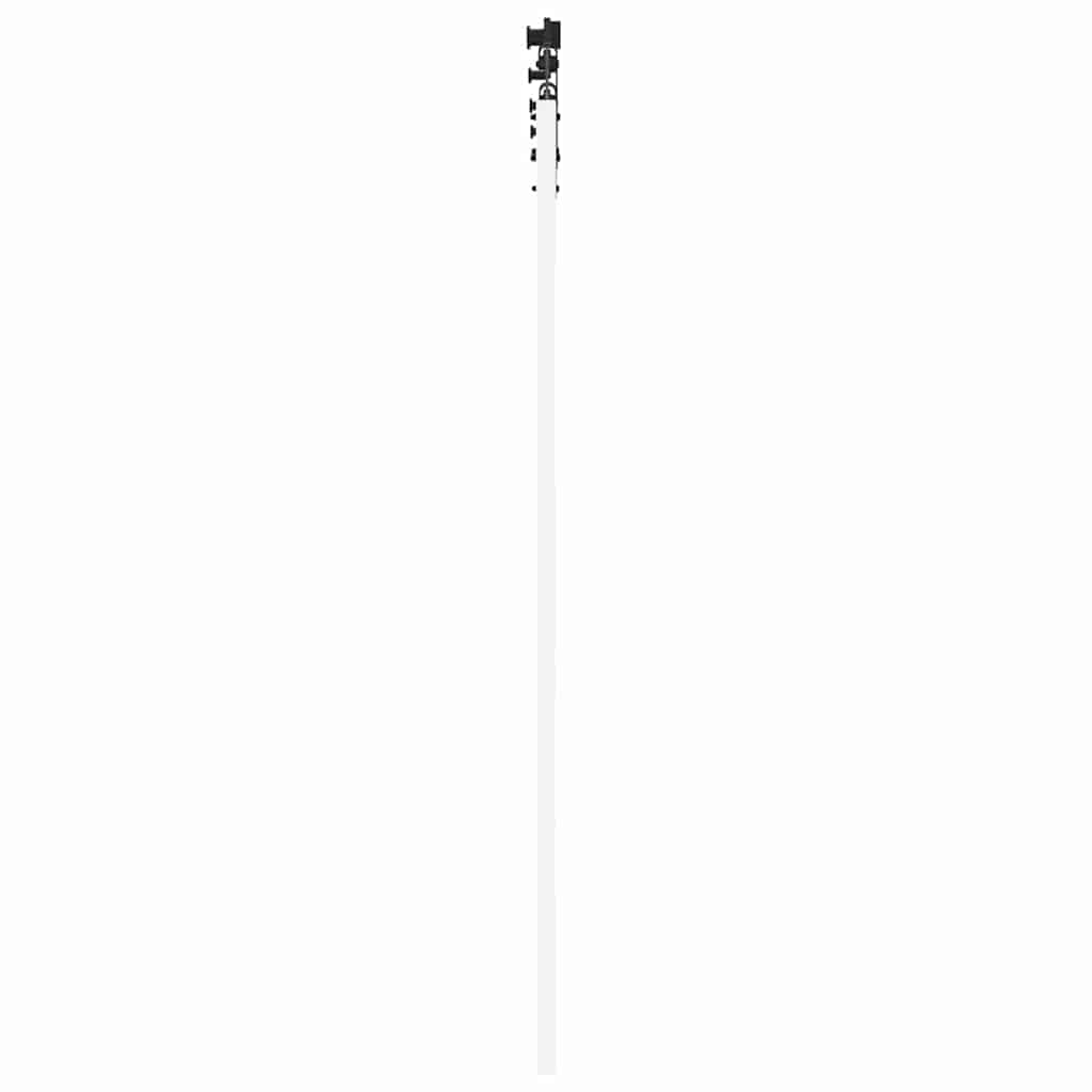 vidaXL Sliding Door White 61 x 198.5 cm Solid Pine Wood and Glass