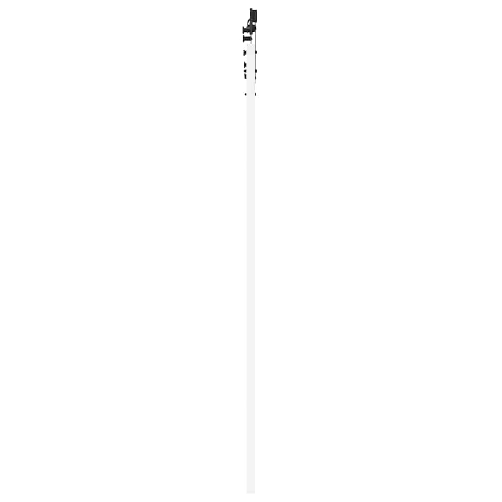vidaXL Sliding Door White and Black 93 x 202 cm