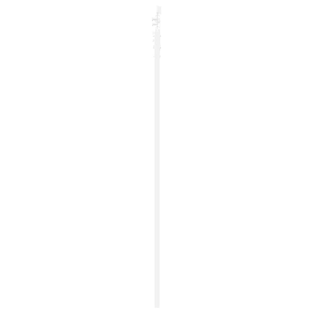 vidaXL Sliding Door White 61 x 198.5 cm Solid Pine Wood and Glass