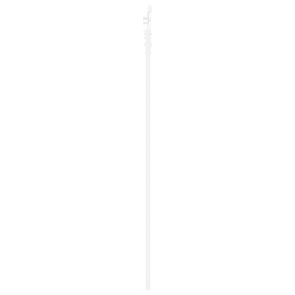 vidaXL Sliding Door White 61 x 198.5 cm Solid Pine Wood and Glass