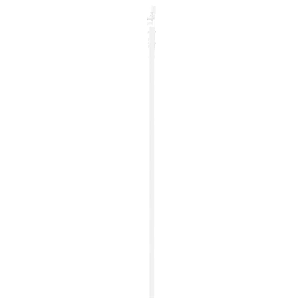 vidaXL Sliding Door White 93 x 202 cm Solid Pine Wood and Glass