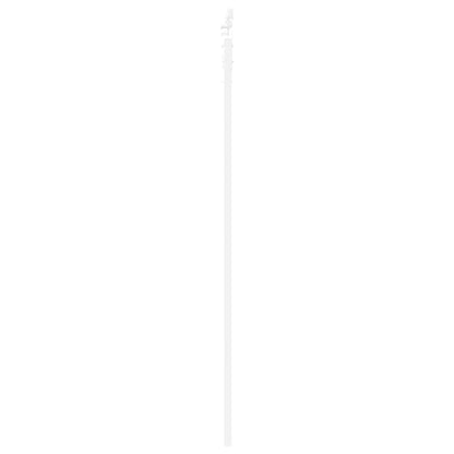 vidaXL Sliding Door White 93 x 211 cm Solid Pine Wood and Glass