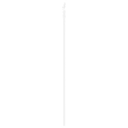 vidaXL Sliding Door White 93 x 232 cm Solid Pine Wood and Glass