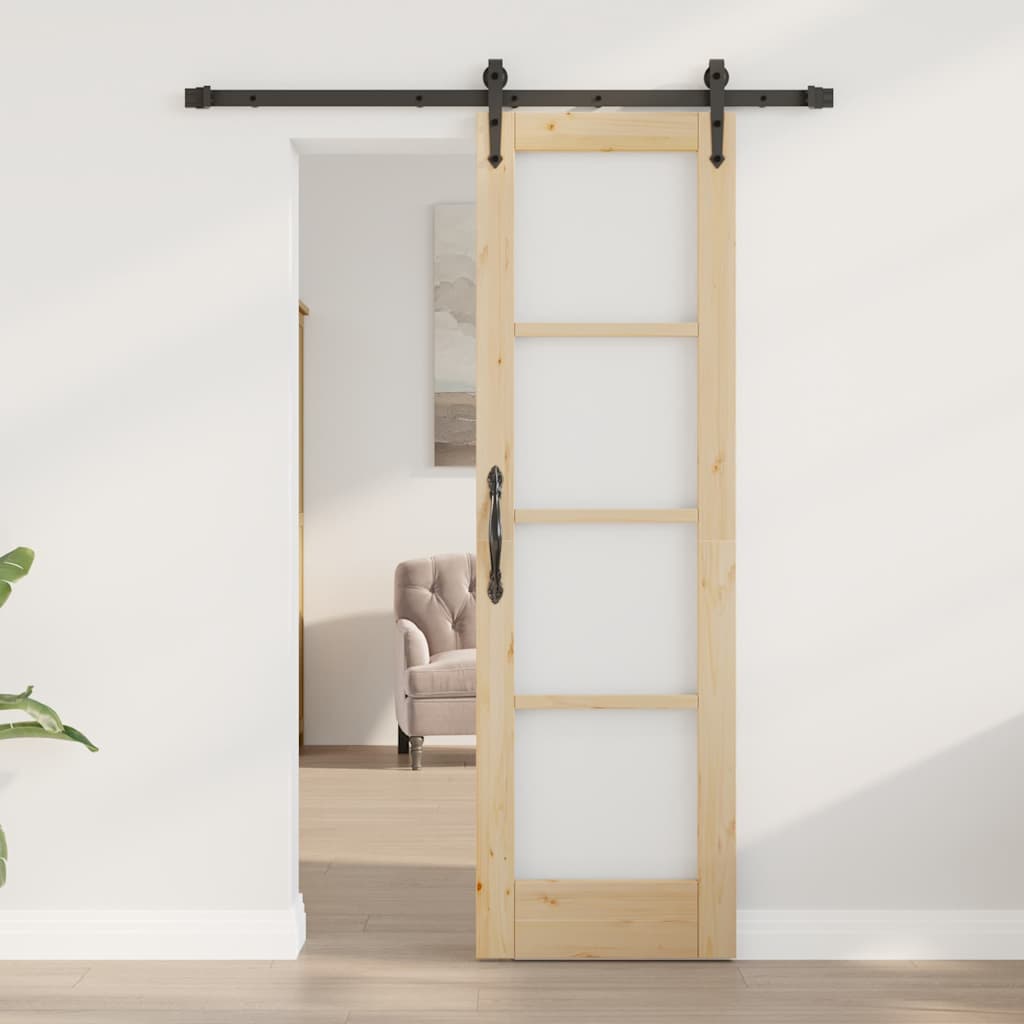 vidaXL Sliding Door ORKDAL Natural 61 x 198.5 cm