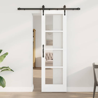 vidaXL Sliding Door ORKDAL White 61 x 198.5 cm