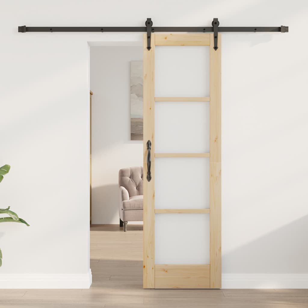 vidaXL Sliding Door ORKDAL Natural 61 x 198.5 cm