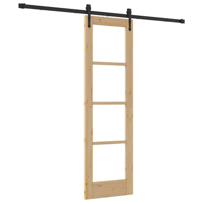 vidaXL Sliding Door ORKDAL Natural 61 x 198.5 cm