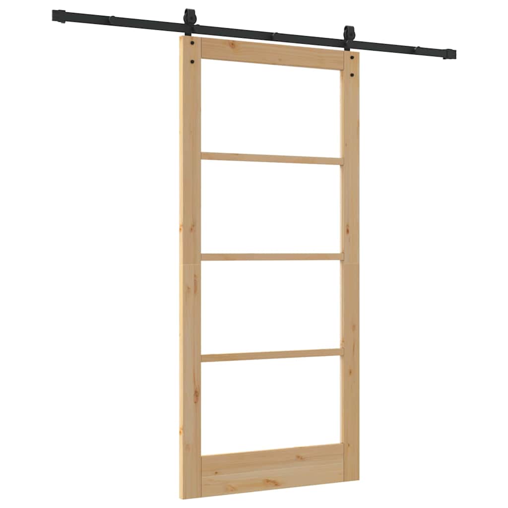 vidaXL Sliding Door ORKDAL Natural 93 x 202 cm
